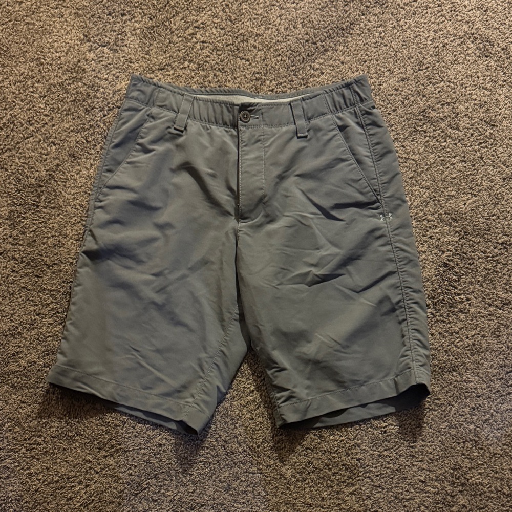 Under Armour Men's Charcoal Flat Front Shorts